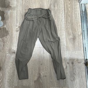 Olive joggers